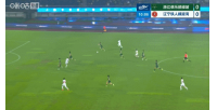 安以恩傳中，姆本扎頭球破門，鐵人客場1-0領先浙江