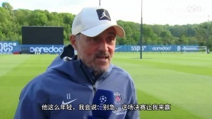 恩里克調(diào)侃塔帥：這場(chǎng)決賽讓我來贏吧，畢竟我已經(jīng)是個(gè)老頭子了